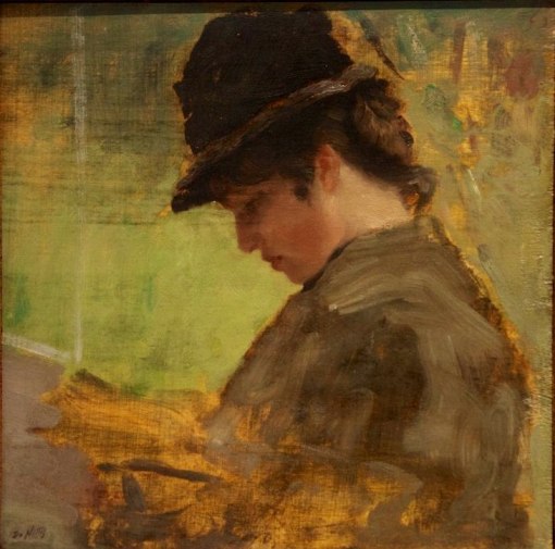 The English Lady, 1880 By Giuseppe De Nittis (Italia, 1846-1884) ost,NGMARTE, Roma
