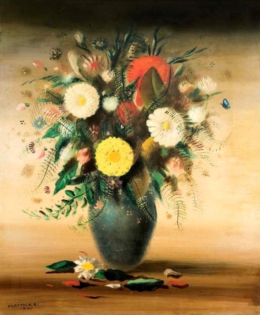 Candido Portinari, 1941, Flores, ost, 73x60