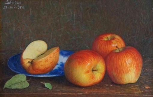 SHIGEO - Natureza morta - CSE OST - dat 1980 - 24 x 37 cm.