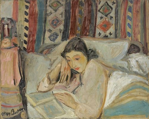 Jacques Chapiro (Belarusian, 1887-1972),femme lisant,