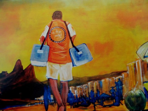 Linda Valente, O Cara do Mate, 2010, ast, 200x150cm