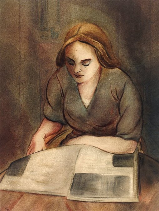 christian-arnold-lesende-frau-1908-ost