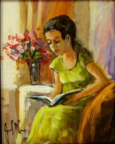 joel-oliveira-quadro-acrilica-sobre-eucatex-a-leitora-20x25cm