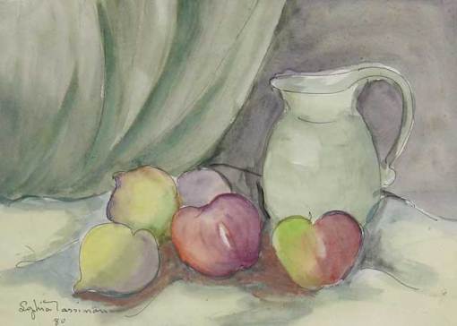 sophia-tassinari-brasil1927-2005natureza-morta1980aquarela34-x-25-cm