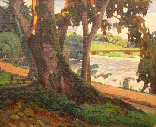 archimedes-dutra-interior-de-bosque-oleo-sobre-tela