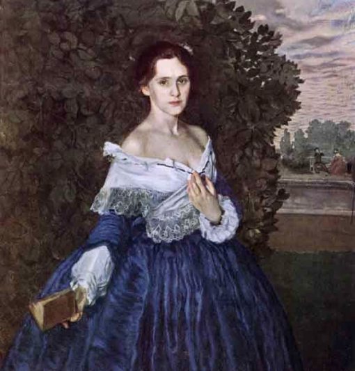 konstantin-andreevich-somov-russia-1869-1939-senhora-1897-1900