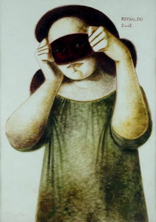 reynaldo-fonseca-1925-figura-feminina-com-mascara-pastel-s-papel-70-x-50-cm