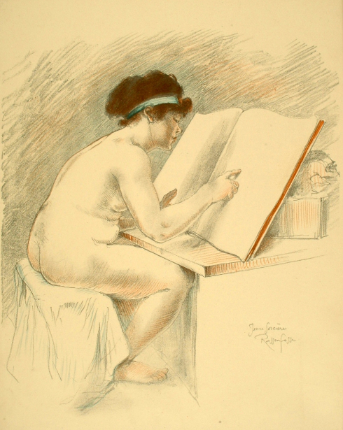 Armand Rassenfosse (1862 – 1934, Belgian)jovem feiticeira