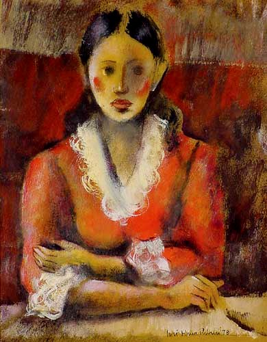 José Maria Ribeiro,Figura Feminina, 1978, ost, 48 x 40 cm