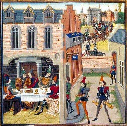 Le service,Histoire de Renaud de Montauban,Paris, BnF, Arsenal, Ms 5072 Res.