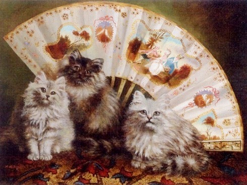 Persian-Blues-before-a-Fan-Agnes-Augusta-Talboys