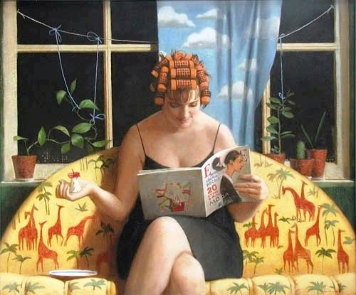 Sergei Belov (Russia, 1971) EVA, 2002, ost, 77x92cm