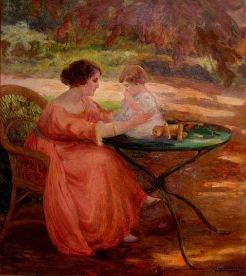Georgina de Albuquerque, Maternidade, óleo tela, 159 x 139 cm,1930s, Museu D. João VI