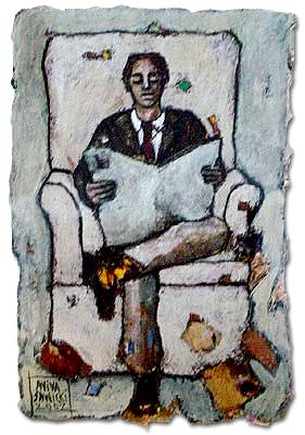 Aviva Sawicki (Chile 1956) hombre-leyendo-diario2