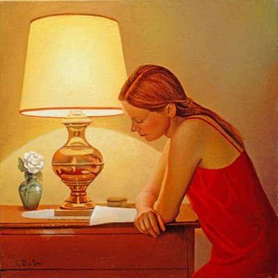 BatoniSandra, Mulher lendo