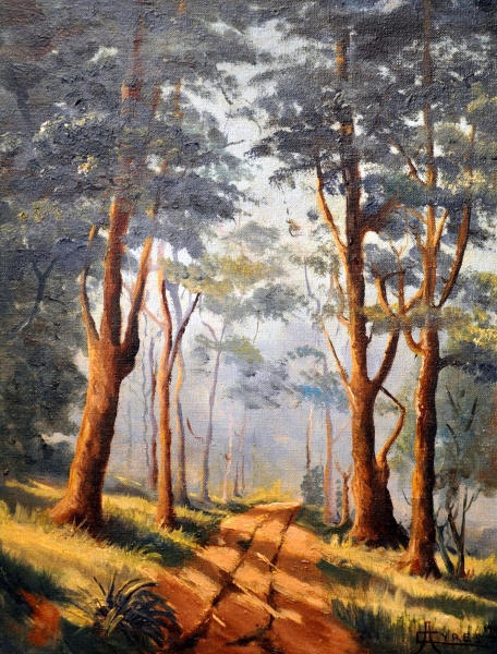 CAMPOS AIRES, o.s.t. Natureza, Campinas -SP 1940. 35 x 27 cm. a.c.i.d
