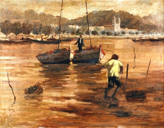 Francisco Céa (1908) Igreja do Pilar - BA, o.s.t. - 65 x 81 cm. Ass. frente e verso e dat. 1952 no verso.