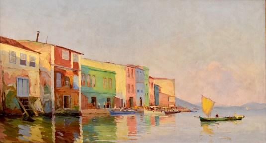 Garcia Bemtp,Porto de Vitória, 1925, Antônio Garcia Bento (1887-1929), Palácio Anchieta, Vitória, sede do governo do Espírito Santo, ost