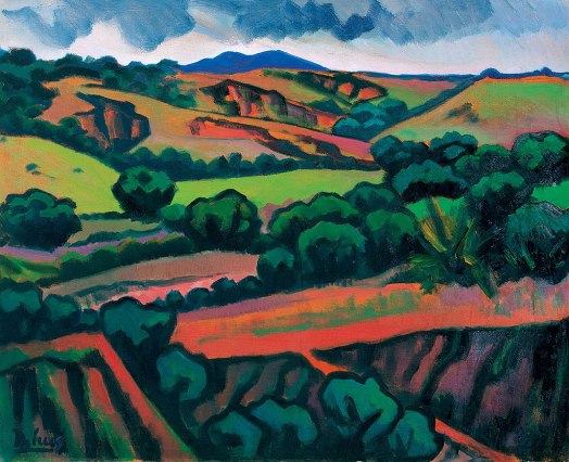 INIMÁ de Paula, As Terras de Minas, óleo s tela, 1983, 81 x 101 cm