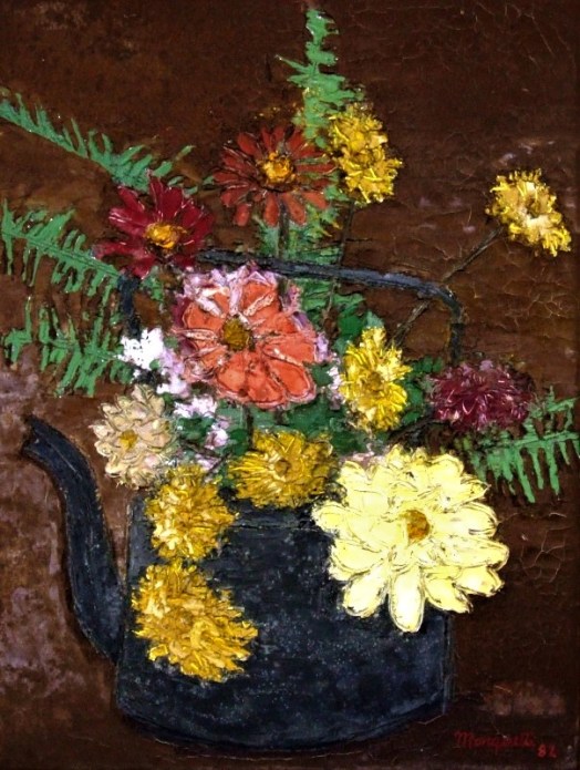 MARQUETTI, Ivan (1941 - 2004) Dalias,1982, o.s.t. - 50 x 38.