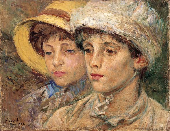 Eliseu Visconti, retratos de familia