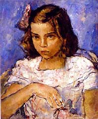 henriquecavalleiro, Menina, osm,1940 - 54 x 45 cm