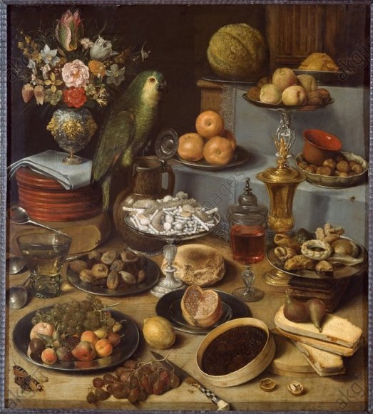 G.Flegel/Großes Schauessen/Stilleben1622 - G.Flegel / Large Food Display / 1622 -