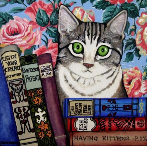 Bella e livros, por Anni Morris