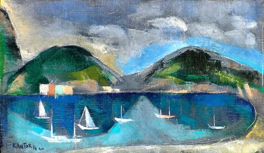 Emanoel Kantor, Bahia de Botafogo (RJ),1978,24 x 41cm – OST