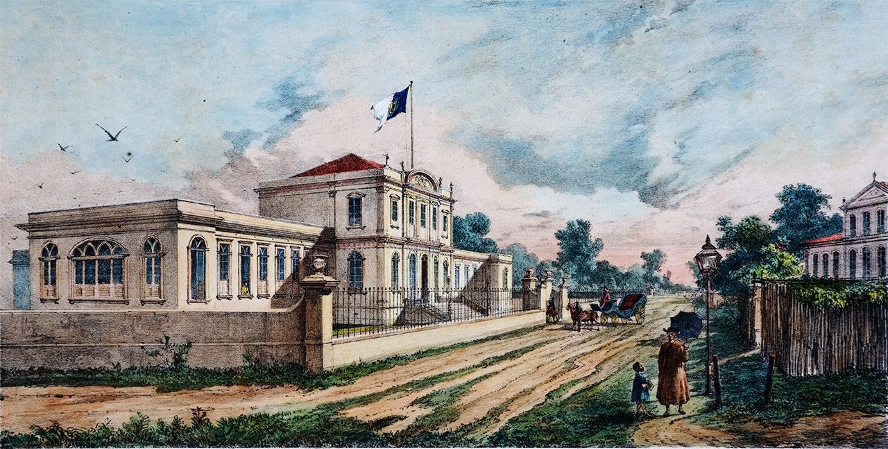 Hospital_D_Luiz.Joseph Léon Righini (Turim, Itália ca.1820 - Belém PA 1884).