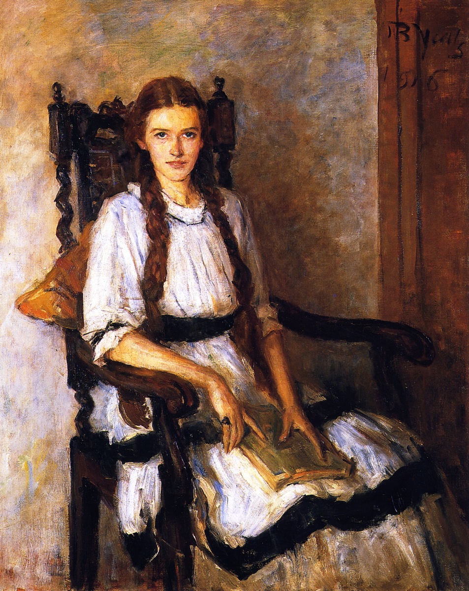 John Butler Yeats,(irlanda, 1839 – 1922) Mary Lapsley Caughey, 1916, ost, 105x84cm,National Gallery of Ireland