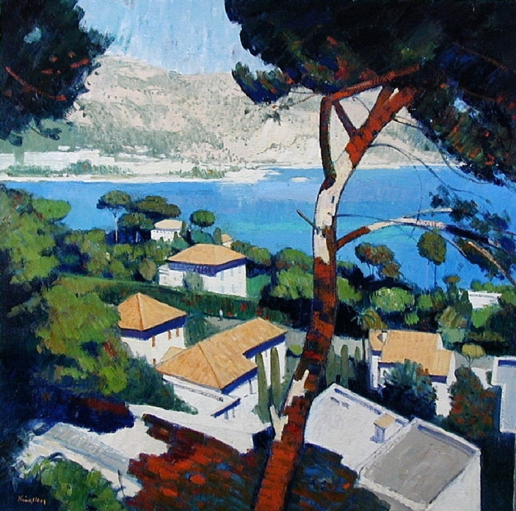 john-kingsley Escócia. 1956. cap-ferrat, ost, 75 x 75 cm.jpg