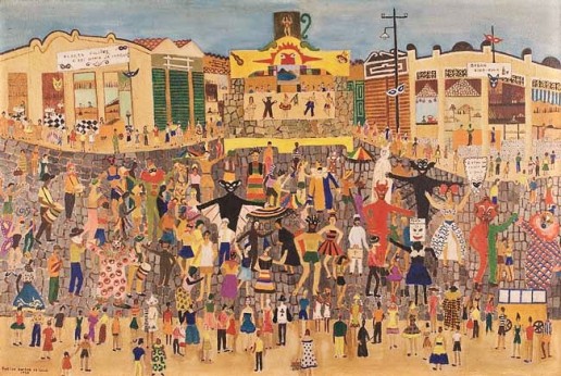 Rosina Becker do Valle,Carnaval,ost,1956, 63 x 96 cm