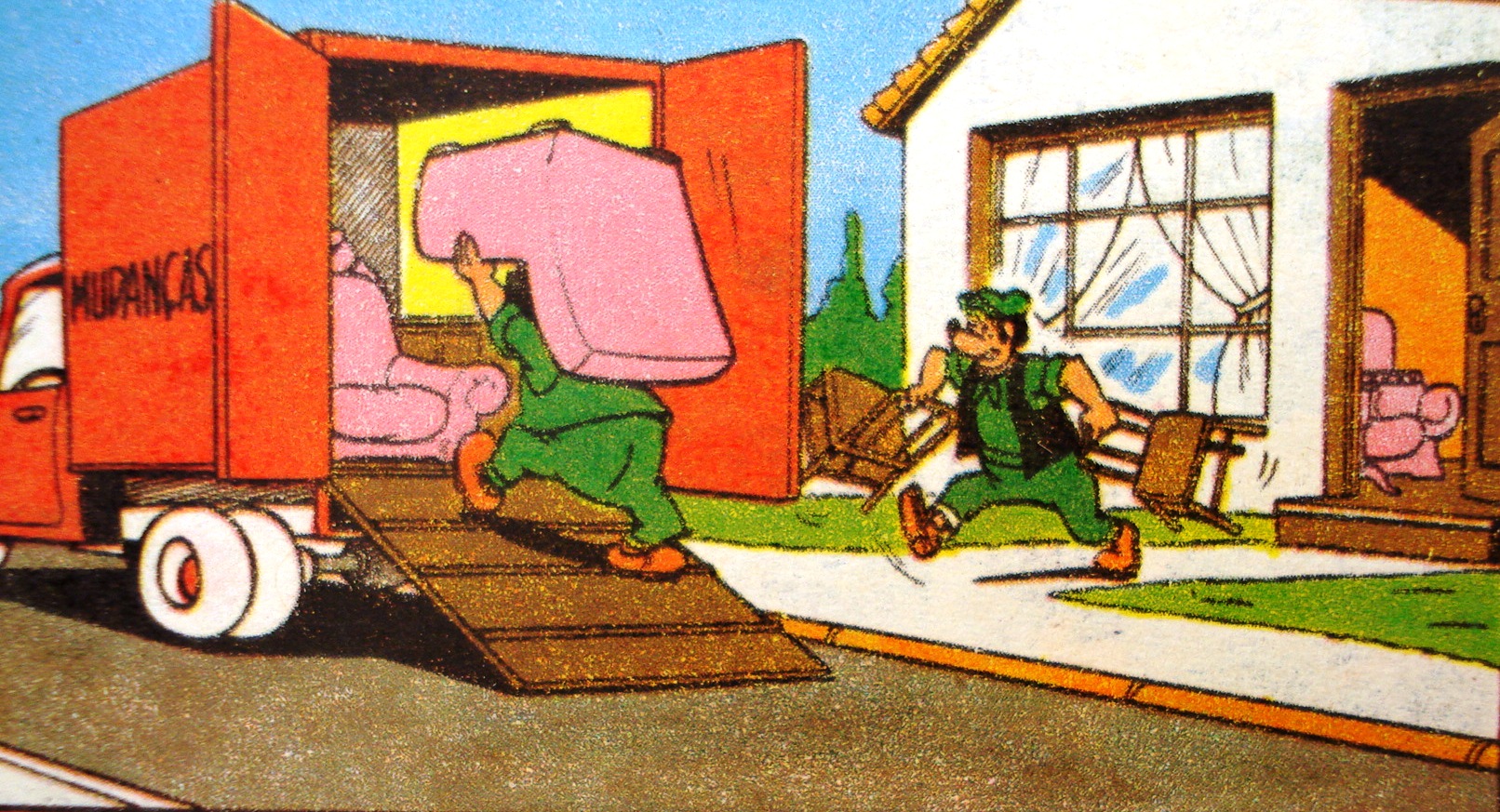 mudanças, caminhão