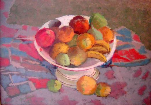 J. Procópio de Moraes (1929)Fruteira,1967,Óleo sobre tela,65 x 46 cm