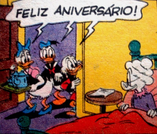aniversario vovo donalda, disney