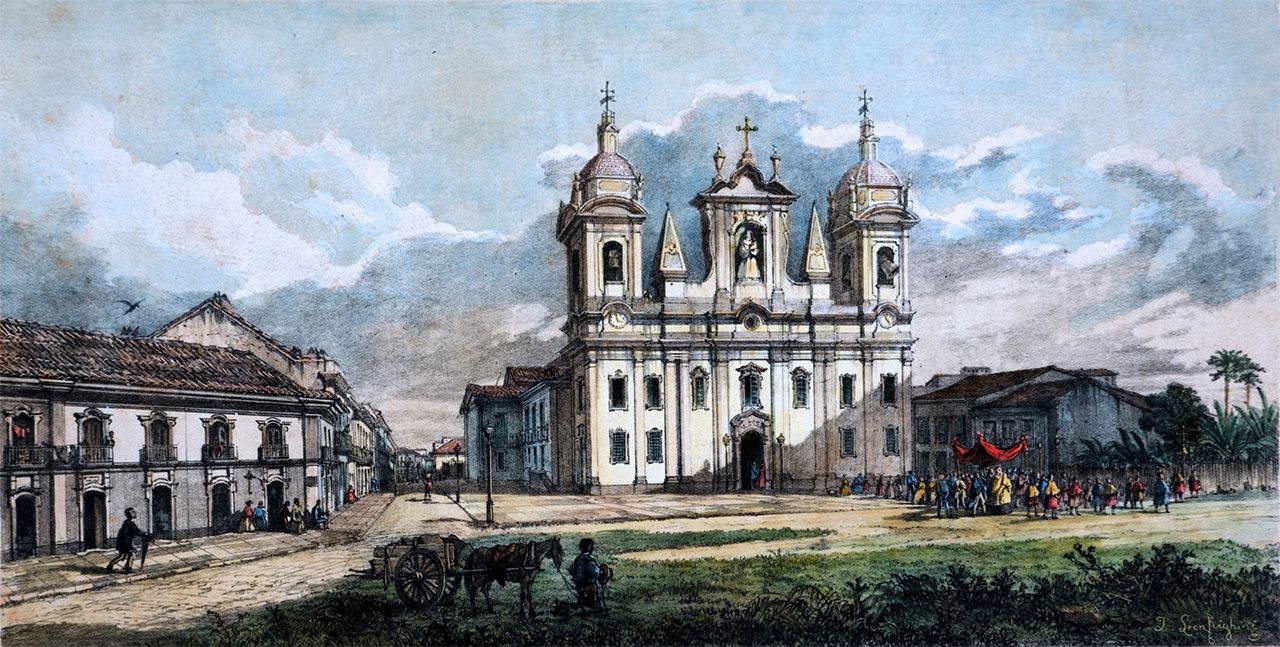 Cathedral.Joseph Léon Righini (Turim, Itália ca.1820 - Belém PA 1884).