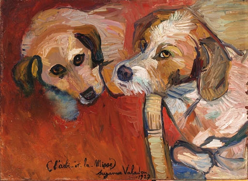 Suzanne Valadon (França, 1865-1938) L_arbi e La Misse, 1927, ost, 32 x 44