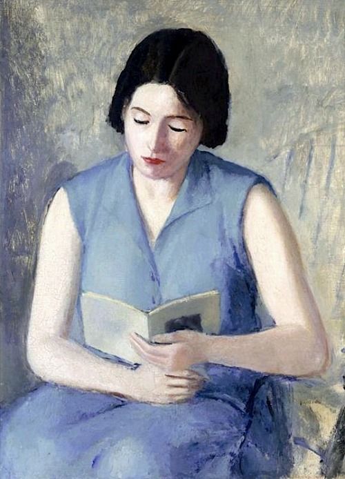Virgilio Guidi (1891-984) Mulher lendo