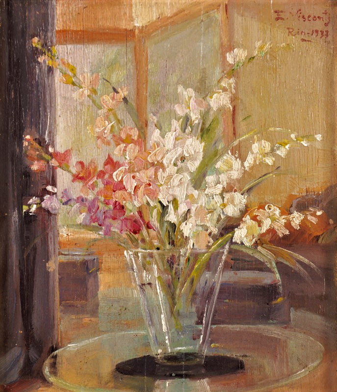 Eliseu Visconti, Vaso de flores OSM, 17 x 15 1933 ACSD