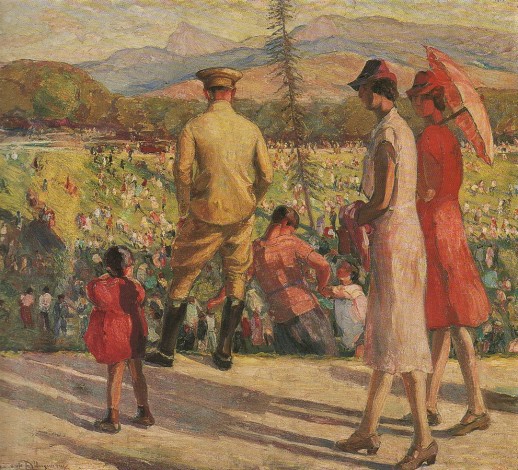 Georgina de Albuquerque, Domingo na Quinta da Boa Vista, ost. 98 x 111cm
