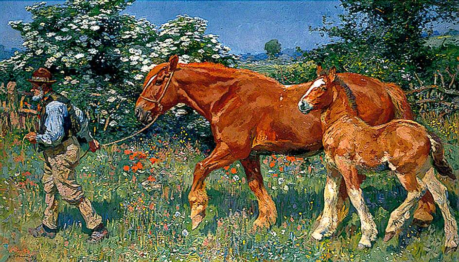 Munnings, Alfred James, 1878-1959; Sunny June