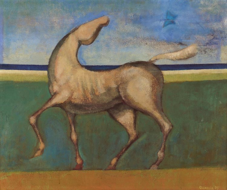 João Quaglia, nobreza animal, ost, 1975, 50 x 60cm