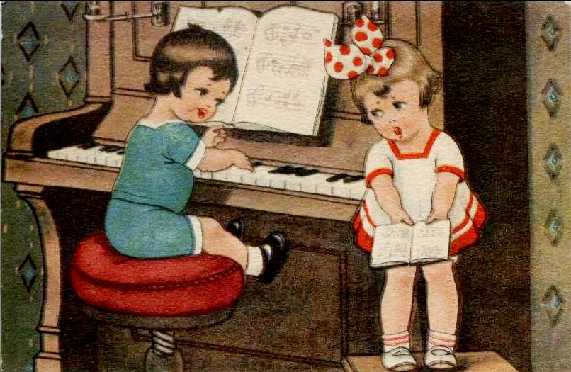 tocando piano, margret boriss