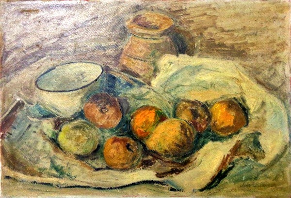 João Simeoni - Natureza Morta - Óleo sobre tela - 32 x 47 cm - sem moldura