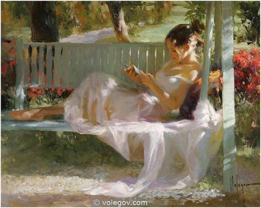 Vladimir Volegov Finished pantingFrench swing, 92x73 cm, oil on canvas, 2014