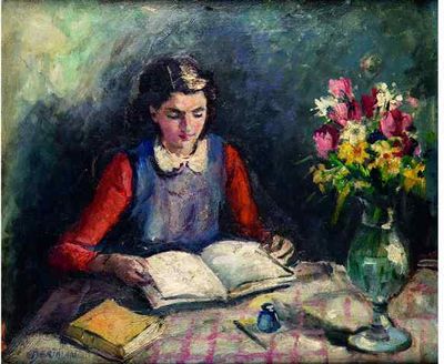 albert bertalan (1899 hungary - 1957 paris), la lecture