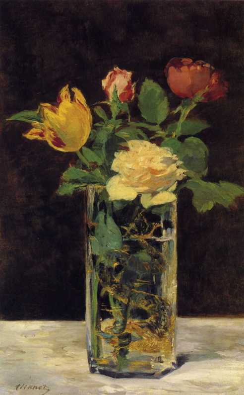 Édouard_Manet_-_Roses_et_tulipes_dans_une_vase_(RW_422)