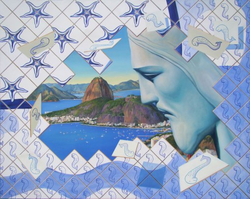 Pedro Guedes (Brasil, MG, 1960)Rio de Janeiro 2012, ostcm, 80 x 100c,