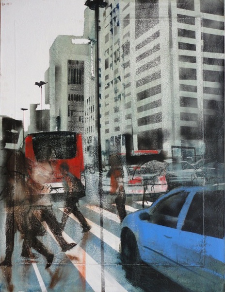 ÉLON BRASIL - Av. Paulista II, ost, 130x100cm, assinado.